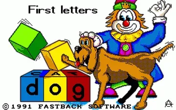 First Letters - For Under 5's-Amiga